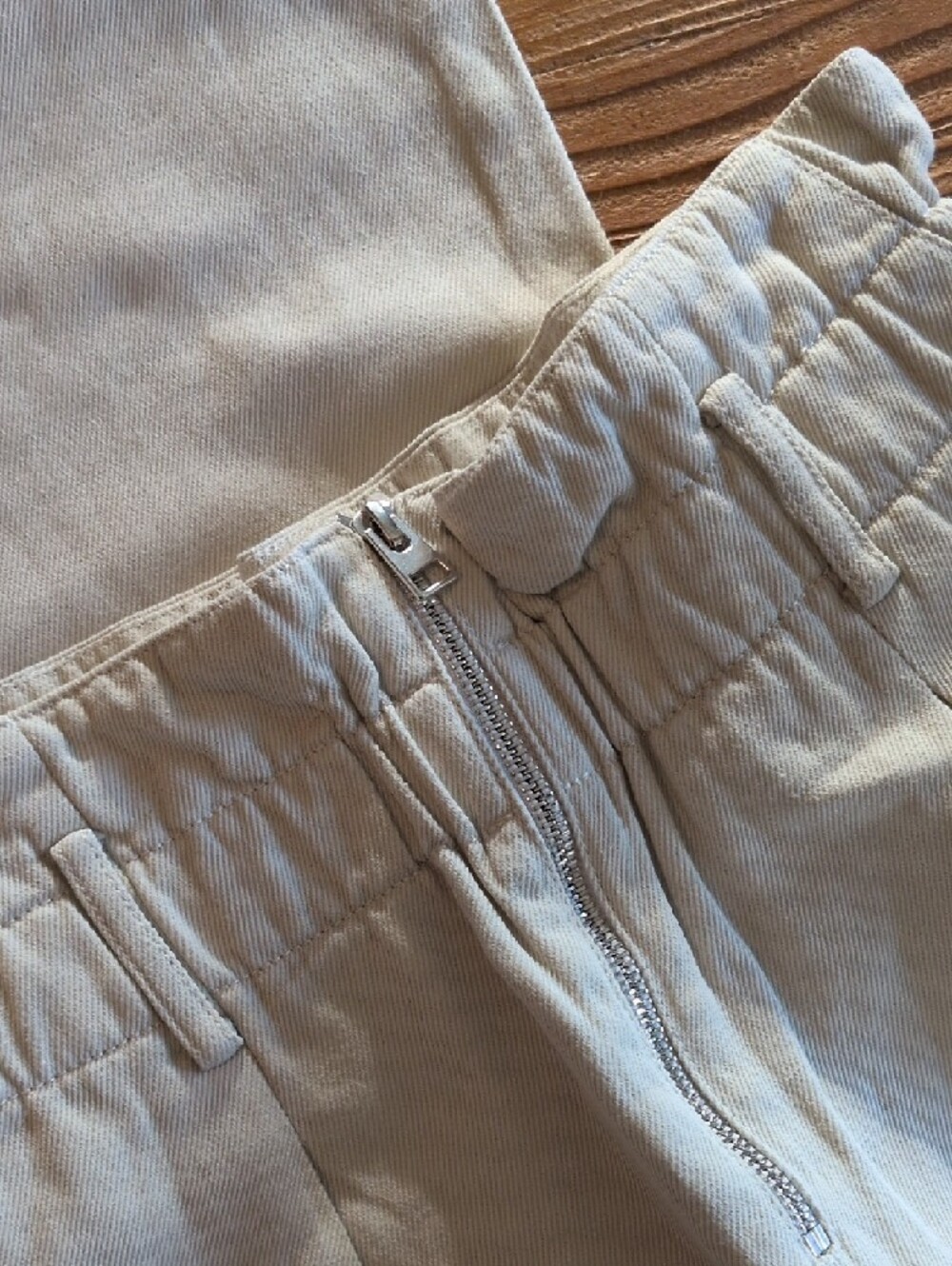 ba&sh Cream Wide-Leg Pants - Picture 3 of 6